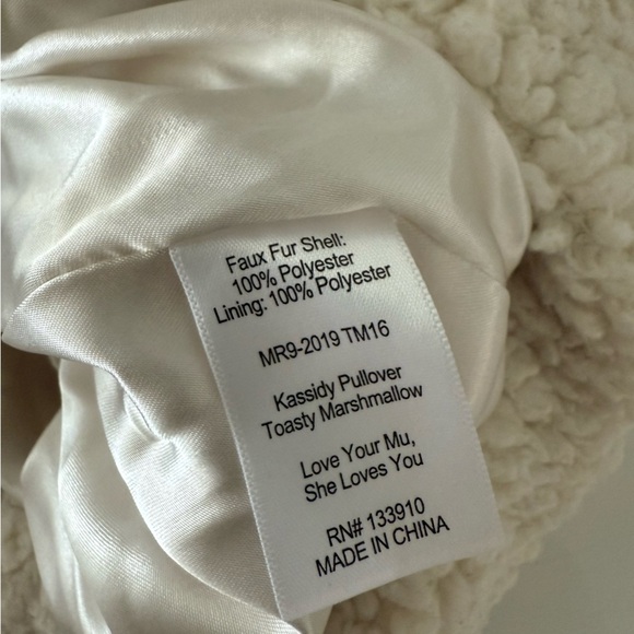 Show Me Your MuMu Kassidy Sherpa Half-Zip Sweater size S - Picture 7 of 11